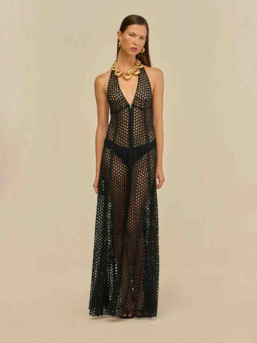 Cult Gaia Mujer Barcelona Vestido Maxi Malika color Negro sku 721-000747 01 - Foto 2
