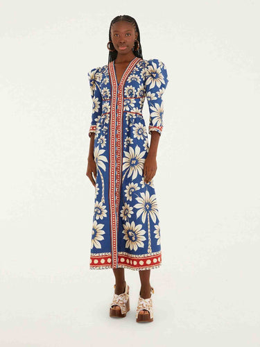 Farm Rio Mujer Barcelona Vestido Maxi Floral color Multicolor sku 721-000748 01 - Foto 1