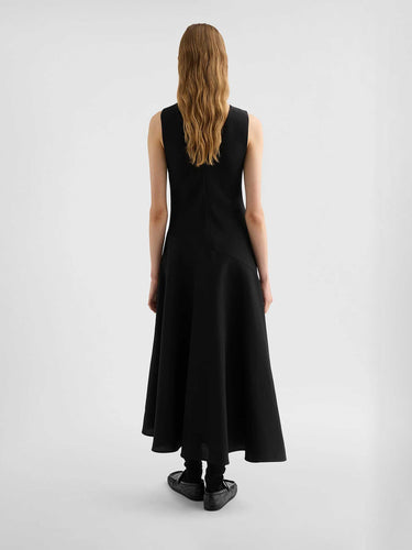 Jil Sander Mujer Barcelona Vestido Midi Envers color Negro sku 721-000752 01 - Foto 4