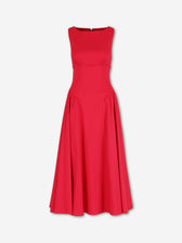 Staud Mujer Barcelona Vestido Gwen color Cereza sku 721-000753 01 - Foto 1