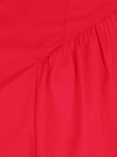 Staud Mujer Barcelona Vestido Gwen color Cereza sku 721-000753 01 - Foto 3