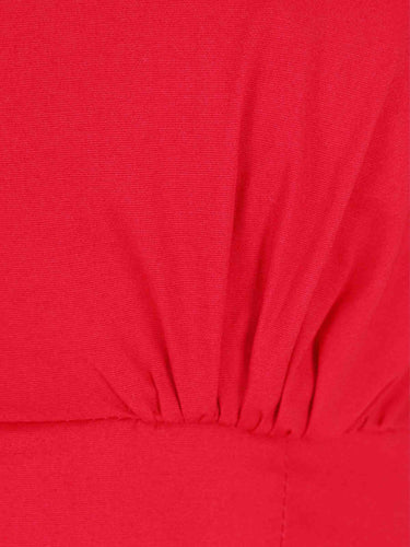 Staud Mujer Barcelona Vestido Gwen color Cereza sku 721-000753 01 - Foto 4