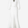 Roland Mouret Mujer Barcelona Vestido Midi Punto color Blanco sku 721-000758 01 - Foto 1