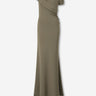 Roland Mouret Mujer Barcelona Vestido Maxi Asimétrico color Verde Militar sku 721-000759 01 - Foto 1
