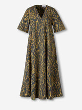 Ganni Mujer Barcelona Vestido Midi Leopardo color Leopardo sku 721-000760 00 - Foto 1