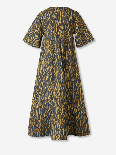 Ganni Mujer Barcelona Vestido Midi Leopardo color Leopardo sku 721-000760 00 - Foto 2