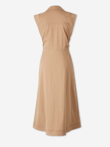Veronica Beard Mujer Barcelona Vestido Camisero Orla color Camel sku 721-000772 01 - Foto 3