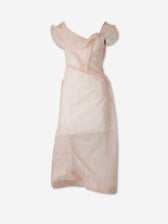 Victoria Beckham Mujer Barcelona Vestido Midi Drapeado color Rosa Palo sku 721-000774 01 - Foto 1