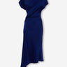 Victoria Beckham Mujer Barcelona Vestido Midi Asimétrico color Azul Cobalto sku 721-000775 01 - Foto 1