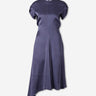 Victoria Beckham Mujer Barcelona Vestido Midi Asimétrico color Ébano sku 721-000777 01 - Foto 1