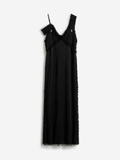 TOTEME Mujer Barcelona Vestido Lencero Deshilachado color Negro sku 721-000786 01 - Foto 1