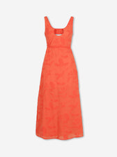 Simkhai Mujer Barcelona Vestido Midi Bordados color Naranja sku 721-000790 01 - Foto 1