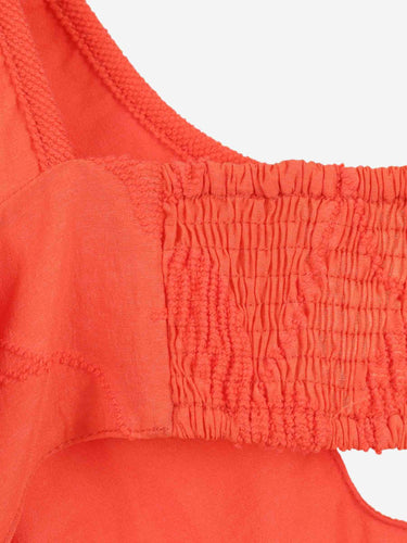 Simkhai Mujer Barcelona Vestido Midi Bordados color Naranja sku 721-000790 01 - Foto 4