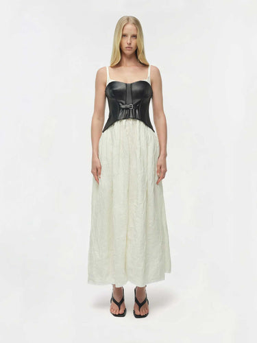 Simkhai Mujer Barcelona Vestido Maxi con Corsé color Marfil sku 721-000792 01 - Foto 2