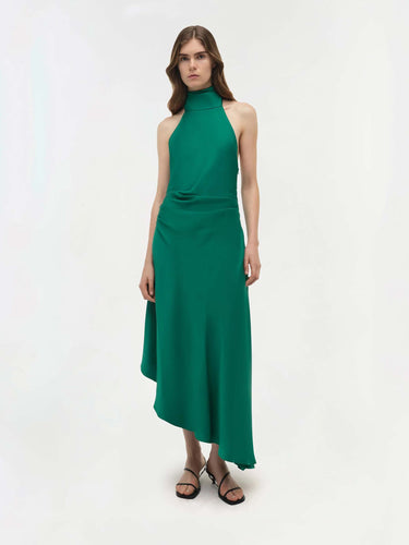 Simkhai Mujer Barcelona Vestido Midi Monica color Verde Jungla sku 721-000793 01 - Foto 2