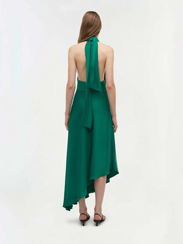 Simkhai Mujer Barcelona Vestido Midi Monica color Verde Jungla sku 721-000793 01 - Foto 4