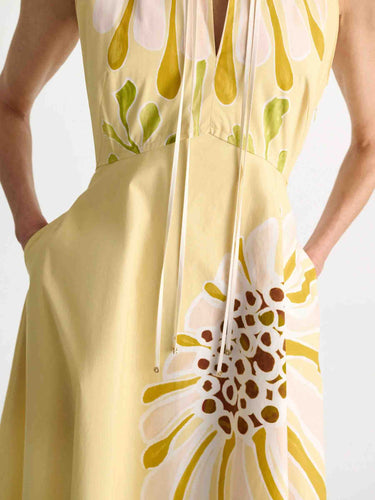 Dorothee Schumacher Mujer Barcelona Vestido Midi Floral color Amarillo Claro sku 721-000794 01 - Foto 3