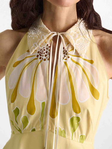 Dorothee Schumacher Mujer Barcelona Vestido Midi Floral color Amarillo Claro sku 721-000794 01 - Foto 4