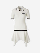 Off-White Mujer Barcelona Vestido Mini Punto color Blanco sku 721-000796 01 - Foto 1