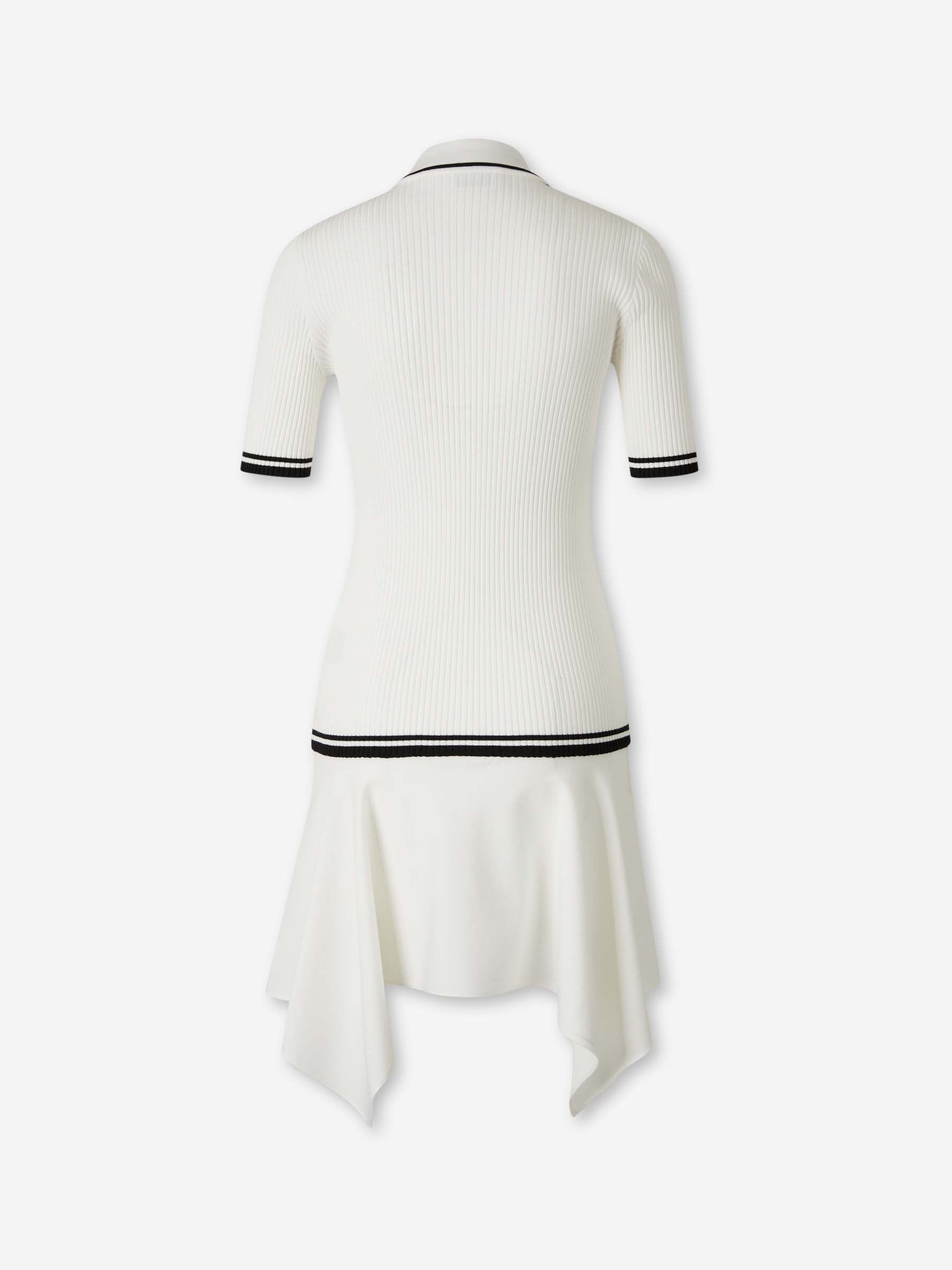 Off-White Mujer Barcelona Vestido Mini Punto color Blanco sku 721-000796 01 - Foto 2