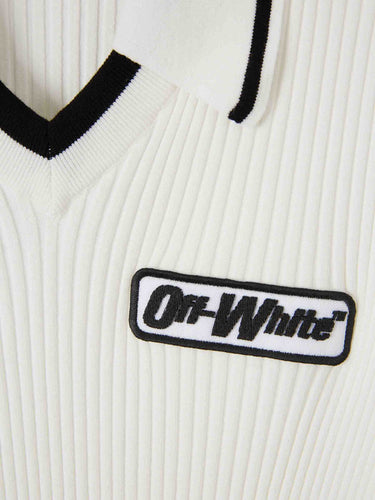 Off-White Mujer Barcelona Vestido Mini Punto color Blanco sku 721-000796 01 - Foto 4