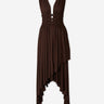 Alaïa Mujer Barcelona Vestido Deesse color Marrón sku 721-000799 01 - Foto 1