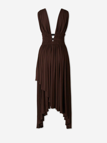 Alaïa Mujer Barcelona Vestido Deesse color Marrón sku 721-000799 01 - Foto 2