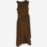 Ganni Mujer Barcelona Vestido Midi Nudos color Marrón Oscuro sku 721-000800 01 - Foto 1
