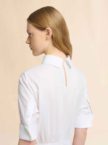 Marni Mujer Barcelona Vestido Midi Camisero color Blanco sku 721-000803 01 - Foto 5