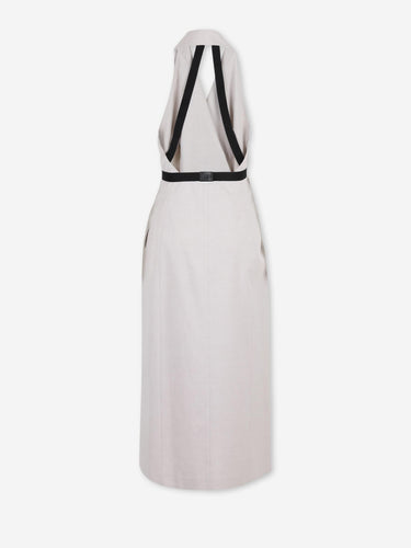 Max Mara Mujer Barcelona Vestido Midi color Beige sku 721-000804 01 - Foto 2