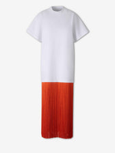 Alaïa Mujer Barcelona Vestido Midi Flecos color Blanco sku 721-000808 01 - Foto 1