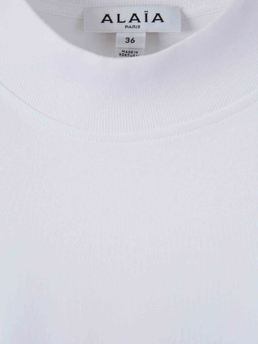 Alaïa Mujer Barcelona Vestido Midi Flecos color Blanco sku 721-000808 01 - Foto 3