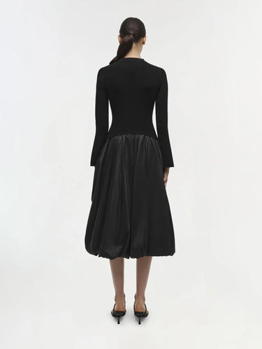 Simkhai Mujer Barcelona Vestido Midi Kenlie color Negro sku 721-000809 01 - Foto 3