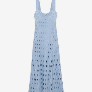 Simkhai Mujer Barcelona Vestido Punto Christina color Azul Celeste sku 721-000810 01 - Foto 1