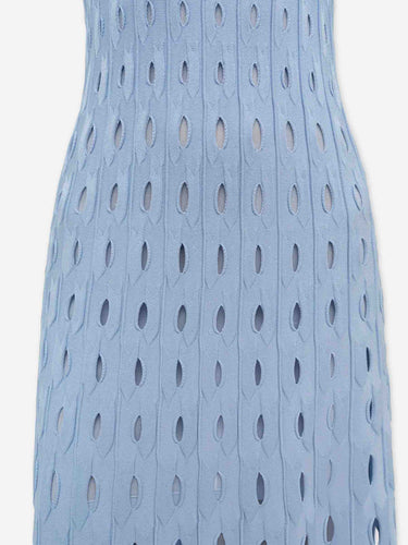 Simkhai Mujer Barcelona Vestido Punto Christina color Azul Celeste sku 721-000810 01 - Foto 4