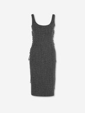 McQueen Mujer Barcelona Vestido Midi Lana color Gris Oscuro sku 721-000812 01 - Foto 1