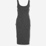McQueen Mujer Barcelona Vestido Midi Lana color Gris Oscuro sku 721-000812 01 - Foto 1