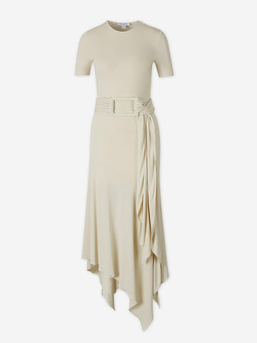 Alaïa Mujer Barcelona Vestido Asimétrico Cinturón color Negro sku 721-000813 01 - Foto 1