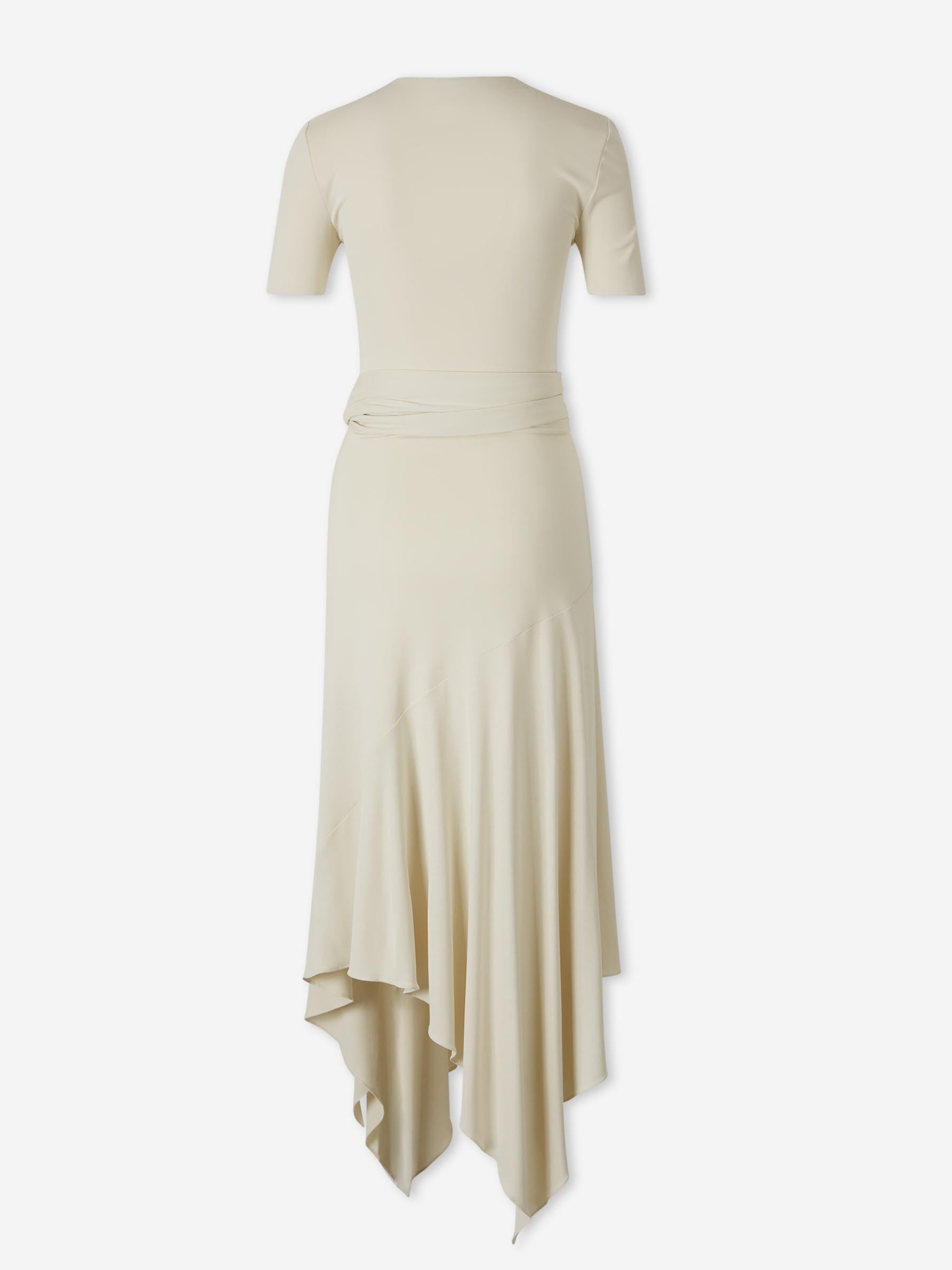 Alaïa Mujer Barcelona Vestido Asimétrico Cinturón color Negro sku 721-000813 01 - Foto 2