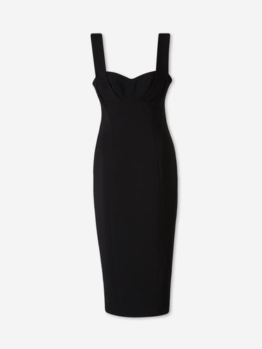 Costarellos Mujer Barcelona Vestido Midi Tirantes color Negro sku 721-000816 01 - Foto 1