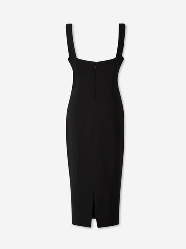 Costarellos Mujer Barcelona Vestido Midi Tirantes color Negro sku 721-000816 01 - Foto 2