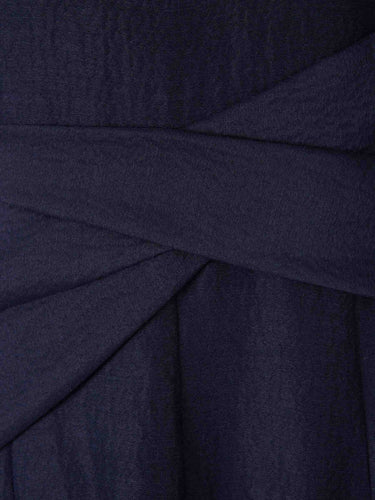 Roland Mouret Mujer Barcelona Vestido Midi Drapeado color Azul Marino sku 721-000818 01 - Foto 4
