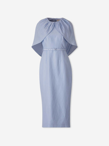 Roland Mouret Mujer Barcelona Vestido Midi Capa color Azul Celeste sku 721-000820 01 - Foto 1