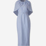 Roland Mouret Mujer Barcelona Vestido Midi Capa color Azul Celeste sku 721-000820 01 - Foto 1