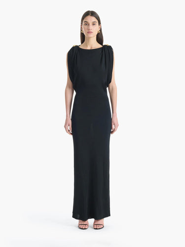 Altuzarra Mujer Barcelona Vestido Punto Henderson color Negro sku 721-000821 01 - Foto 2