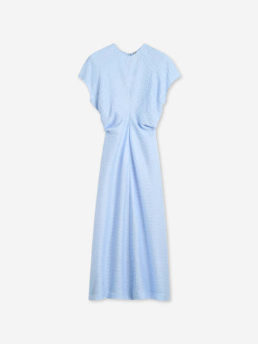 TOTEME Mujer Barcelona Vestido Midi Manga Corta color Azul Celeste sku 721-000822 01 - Foto 1