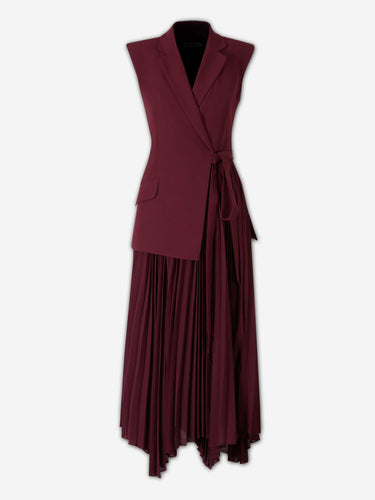 Simkhai Mujer Barcelona Vestido Midi Blazer color Burdeos sku 721-000825 01 - Foto 1