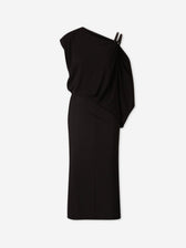 Tom Ford Mujer Barcelona Vestido Midi Asimátrico color Negro sku 721-000827 01 - Foto 1