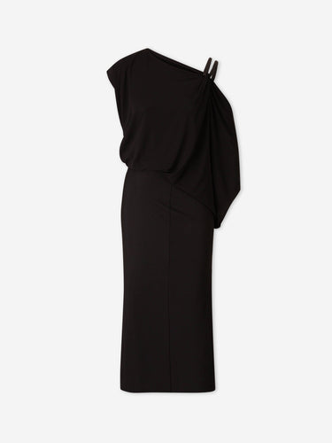 Tom Ford Mujer Barcelona Vestido Midi Asimátrico color Negro sku 721-000827 01 - Foto 1