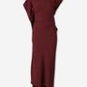 Victoria Beckham Mujer Barcelona Vestido Midi Victoria color Burdeos sku 721-000832 01 - Foto 1